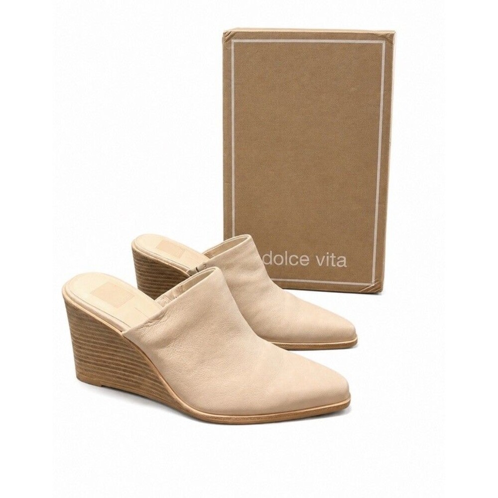 Dolce Vita Beema Pointed Toe Slip On Women's  Wedge Mule Size 8